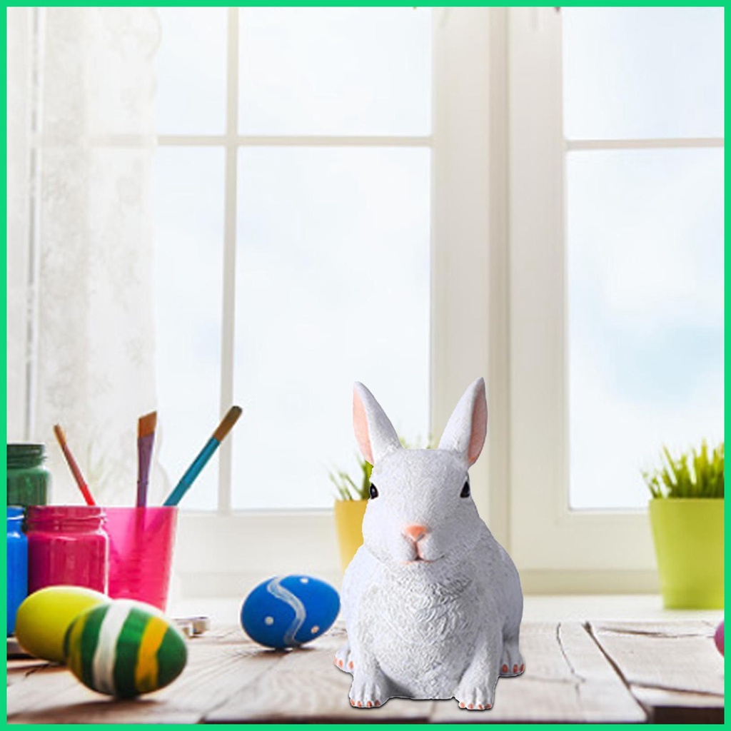 Tượng Hình Thỏ Bunny Dễ Thương Dùng Trang Trí Vườn