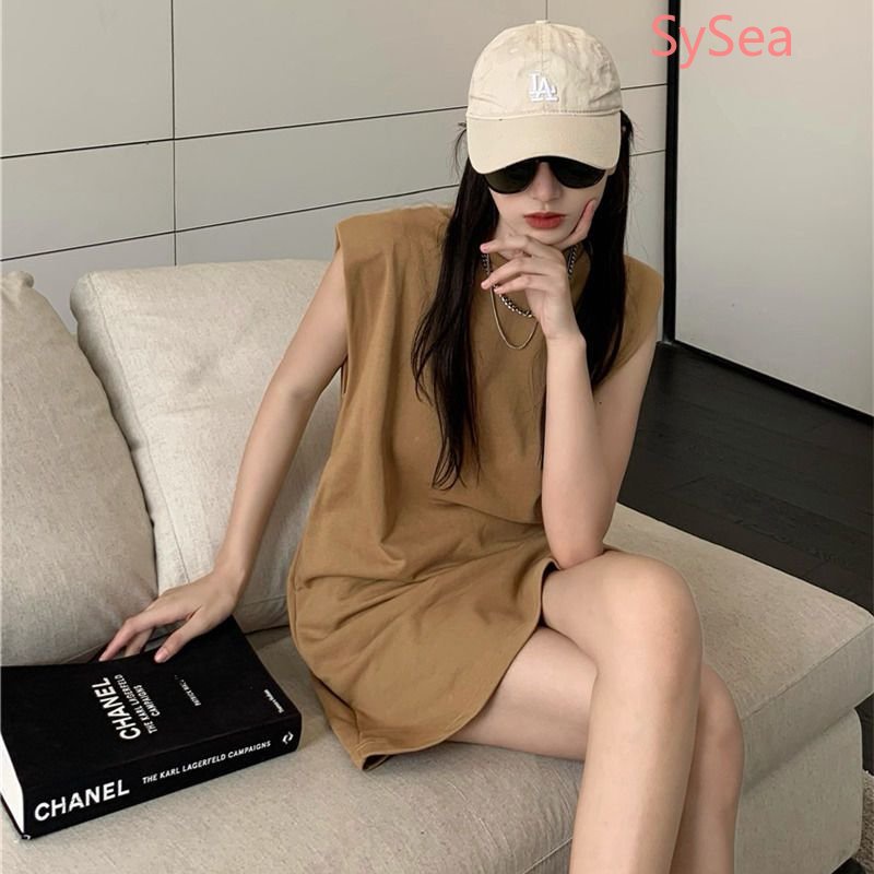 Đầm Dáng Rộng Plus Size Phong Cách Hàn Quốc Thời Trang Mùa Hè Cho Nữ