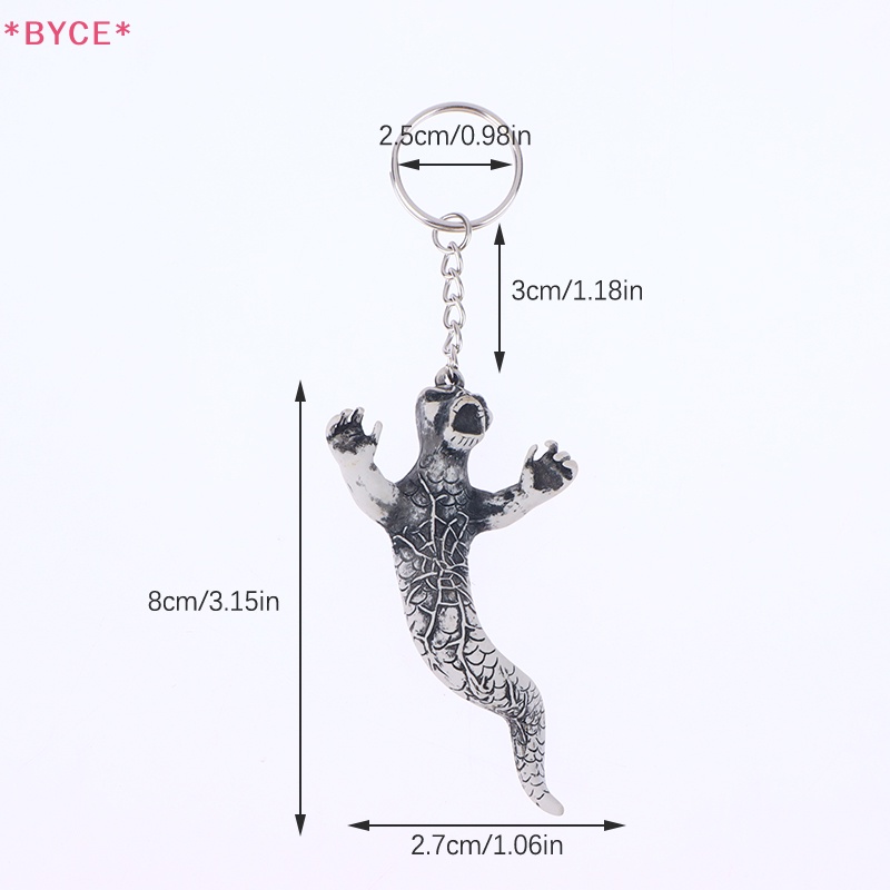 Móc Chìa Khóa Bằng Cao Su Hình Quỷ Phong Cách Gothic Cổ Điển Cho Nam Mới