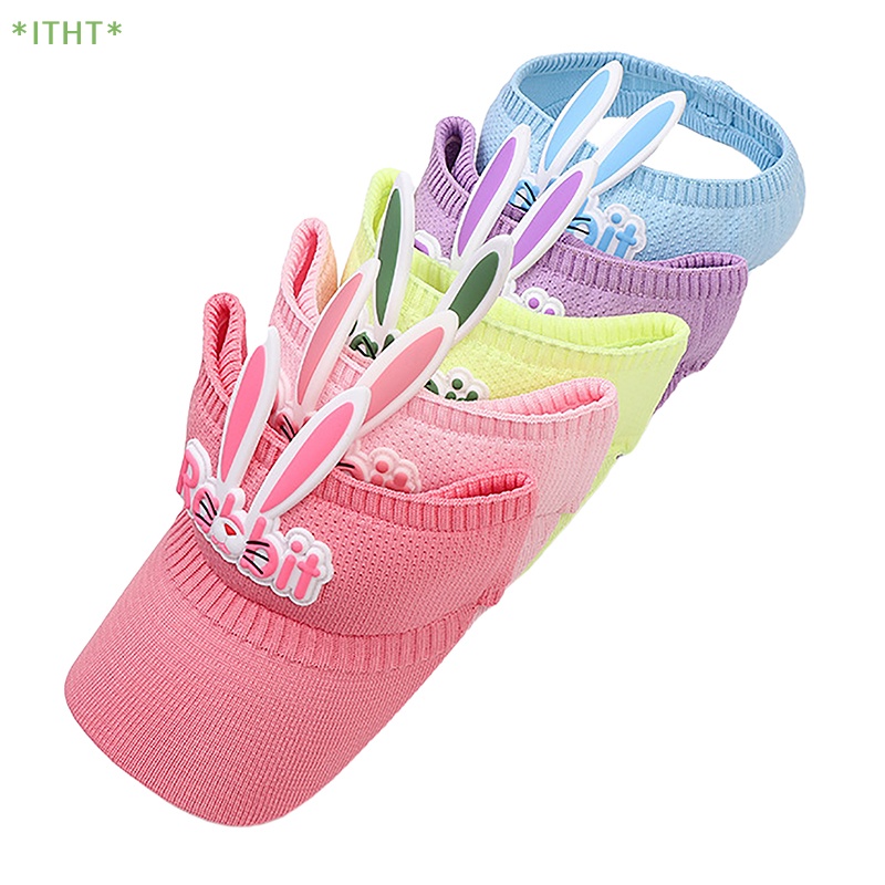 Mũ Chống Nắng Hở Chóp Họa Tiết Gấu Hoạt Hình Thời Trang Mùa Hè Cho Bé Trai Và Gái Mới