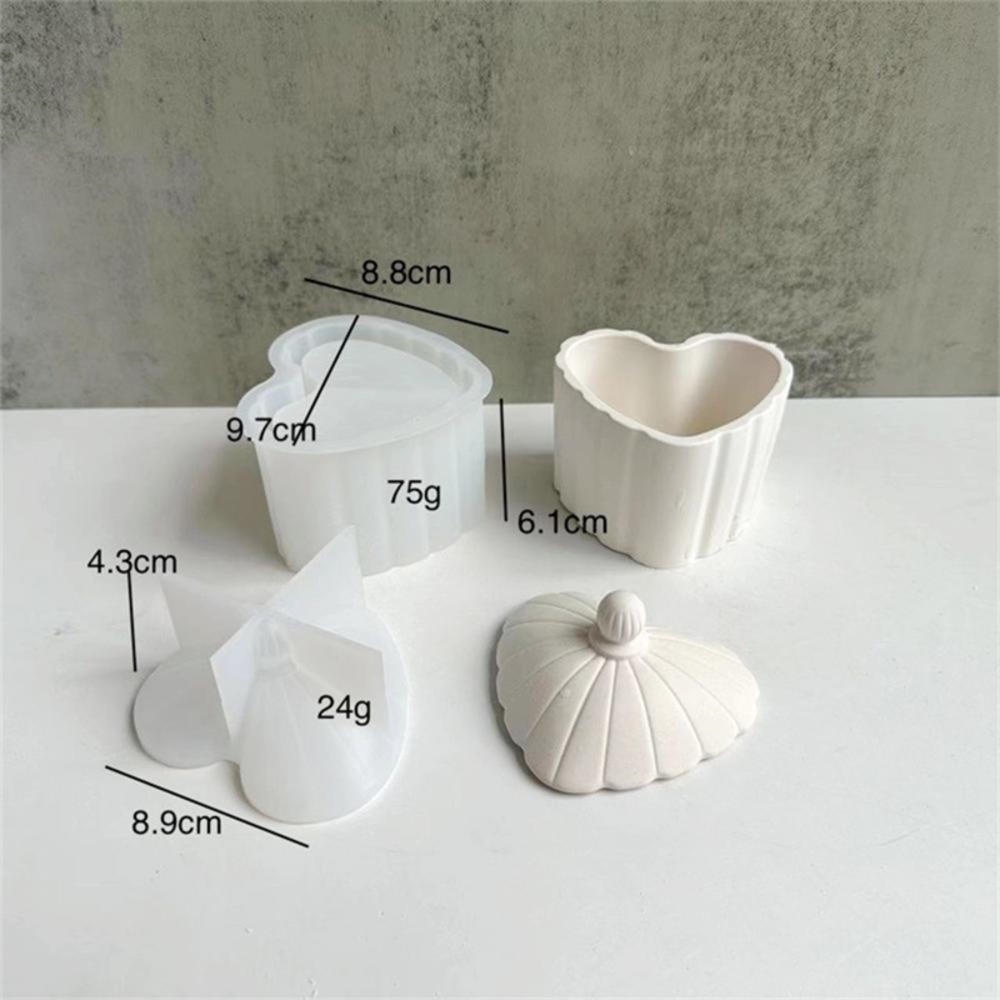 Khuôn Silicone Làm Nến Thơm Hình Quả Bí Ngô Halloween Sáng Tạo Trang Trí Nhà Cửa