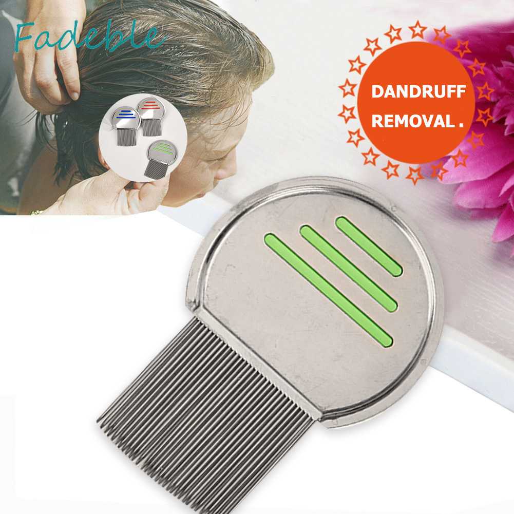 Lược Chải Tóc Mật Độ Cao Bằng Thép Không Gỉ Tiện Dụng