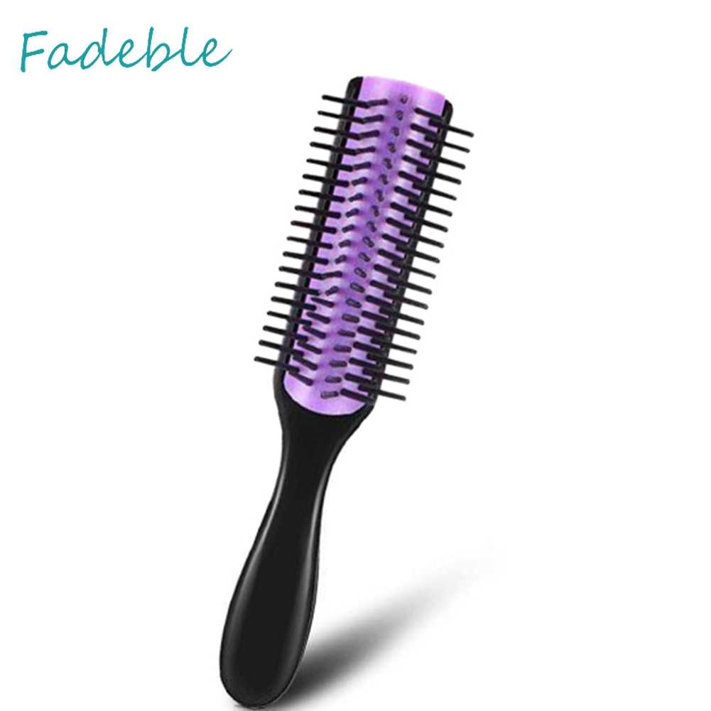 Lược Chải Tạo Kiểu Tóc 9 Hàng Có Thể Sử Dụng Dạng Khô Và Ướt