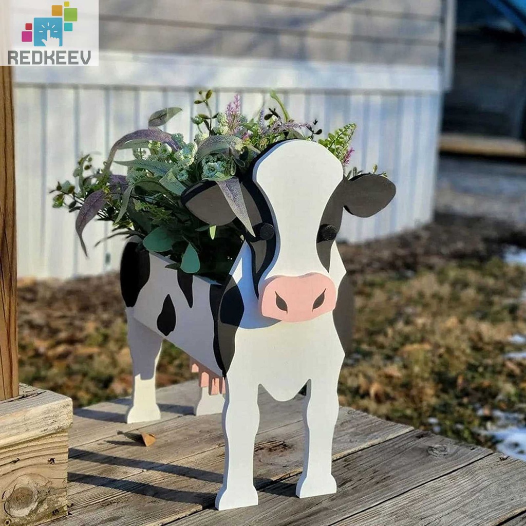 Chậu Hoa Bằng Nhựa PVC Hình Chú Chó Hoạt Hình Dễ Thương