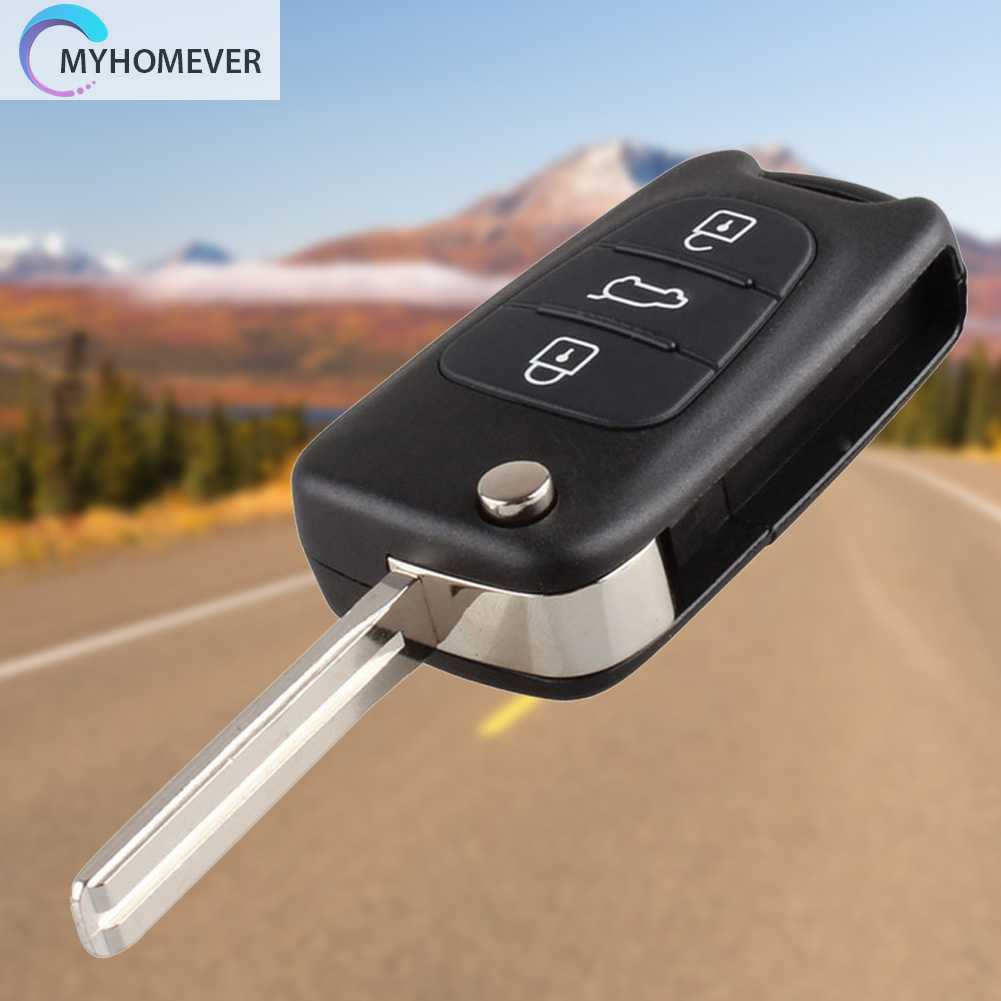 Vỏ Chìa Khóa 3 Nút Bấm Thay Thế Cho KIA K2 K5 HYUNDAI KIA