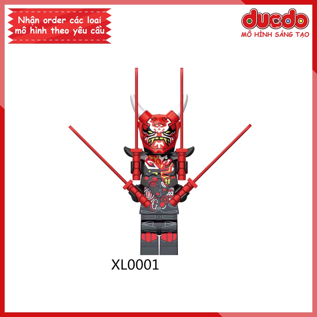 Minifigures các nhân vật Ninjago tuyệt đẹp - Đồ chơi Lắp ghép Xếp hình Mini Ninja Mô hình XL0001 - XL0005