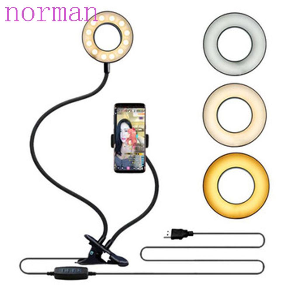 Giá Đỡ Đèn Led 24 Bóng NORMAN Hỗ Trợ Chụp Ảnh Tự Sướng