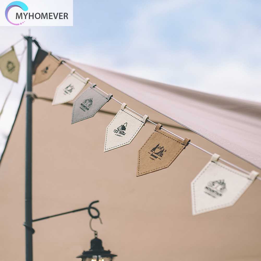 Cờ Bằng Vải Nỉ Gọn Nhẹ Kèm Dây Có Thể Điều Chỉnh Dùng Khi Đi Cắm Trại