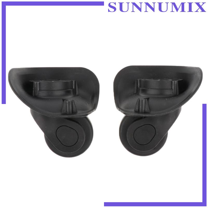 [Sunnimix] Bánh Xe Đẩy Hành Lý Du Lịch Màu Đen Kích Thước Lớn