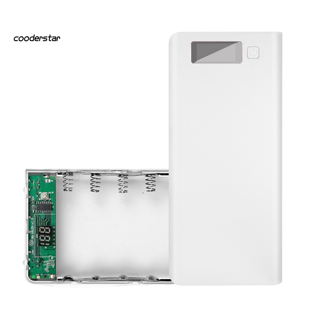 Hộp Sạc Pin Điện Thoại Thông Minh 8 X 18650 Có Màn Hình LED Hiển Thị DIY