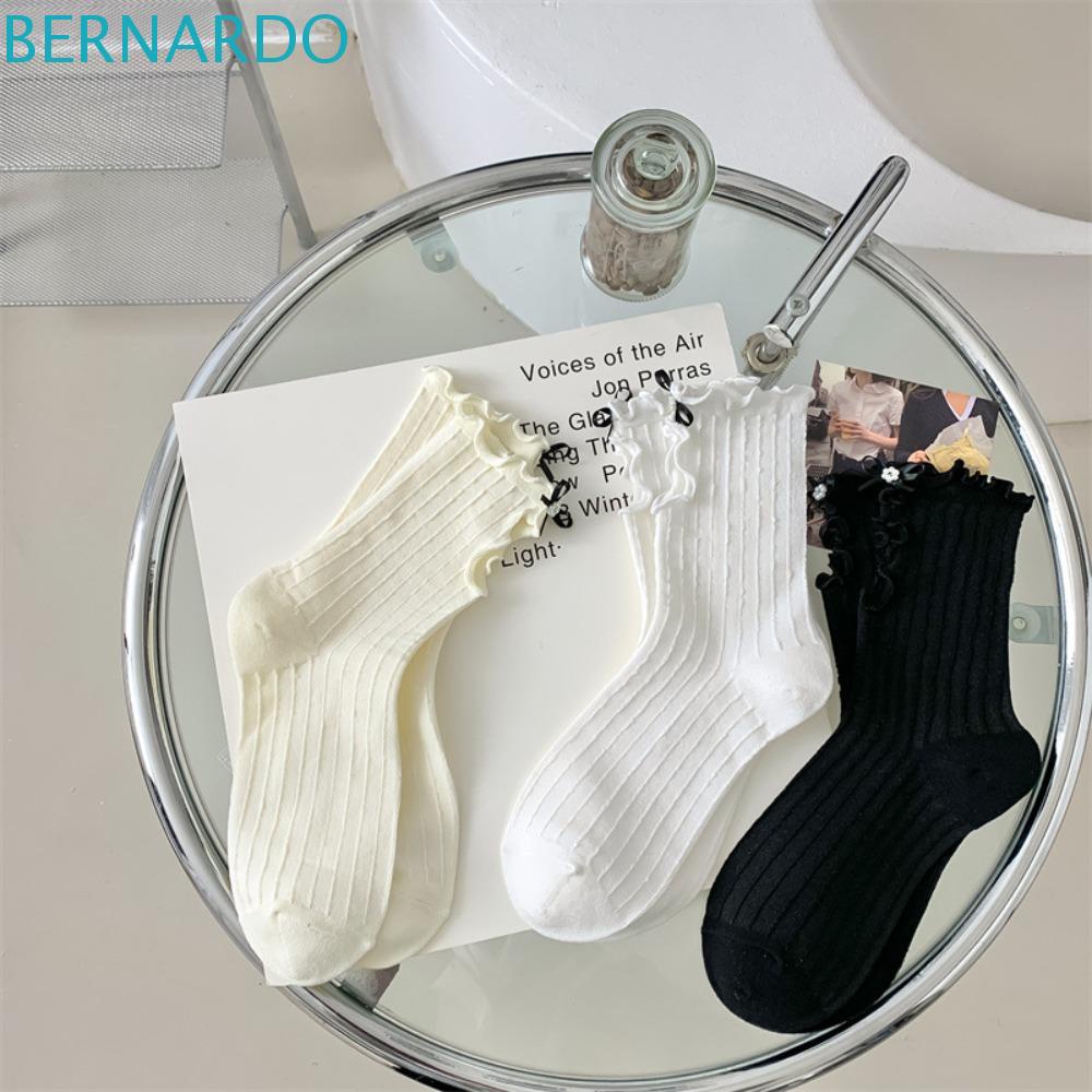 Bernardo Vớ Dài Đính Nơ Phong Cách Lolita Dễ Thương Thấm Hút Mồ Hôi Chống Ma Sát Mùa Xuân Hè