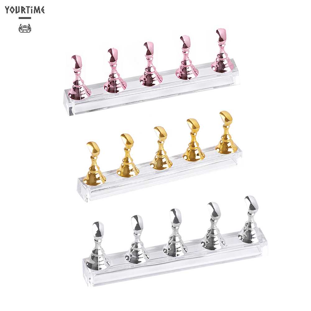 Giá Đỡ Trưng Bày Móng Tay Giả Từ Tính Bằng Acrylic Tiện Dụng