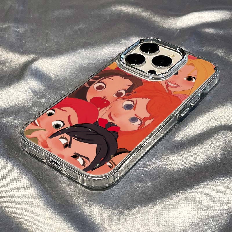 ✅Ốp Điện Thoại Dẻo Họa Tiết Hoạt Hình Kiểu Công Chúa Chống Sốc Cho iPhone12 11 / plusmax87 13 NO38