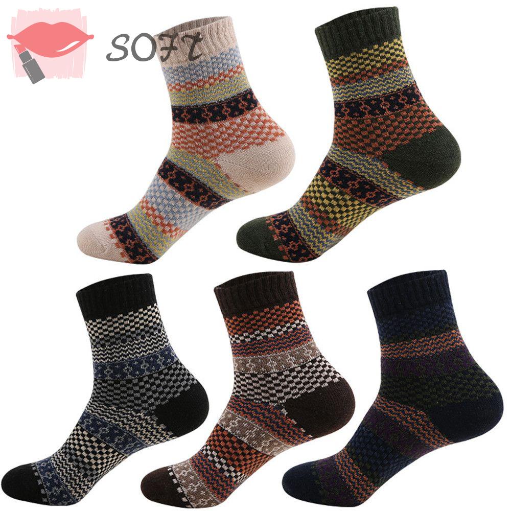 Vớ Len Cashmere Dày Giữ Nhiệt Cho Nữ