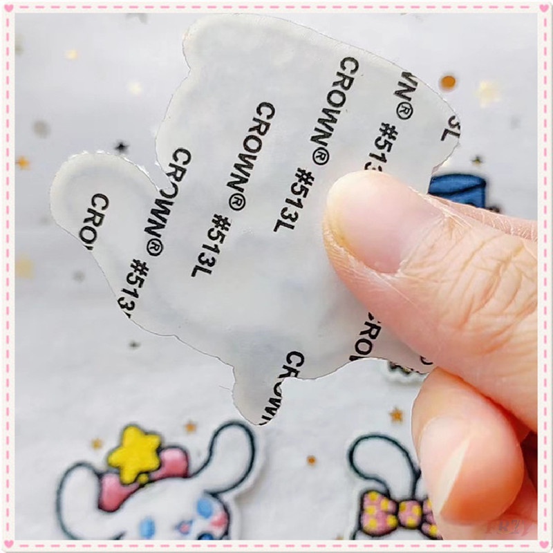 ☸ Miếng Dán Tự Dính Hình Cinnamoroll Hoạt Hình Vui Nhộn ☸ 1 Miếng Dán Ủi Quần Áo / Túi Xách Hình Chim Cú Dễ Thương