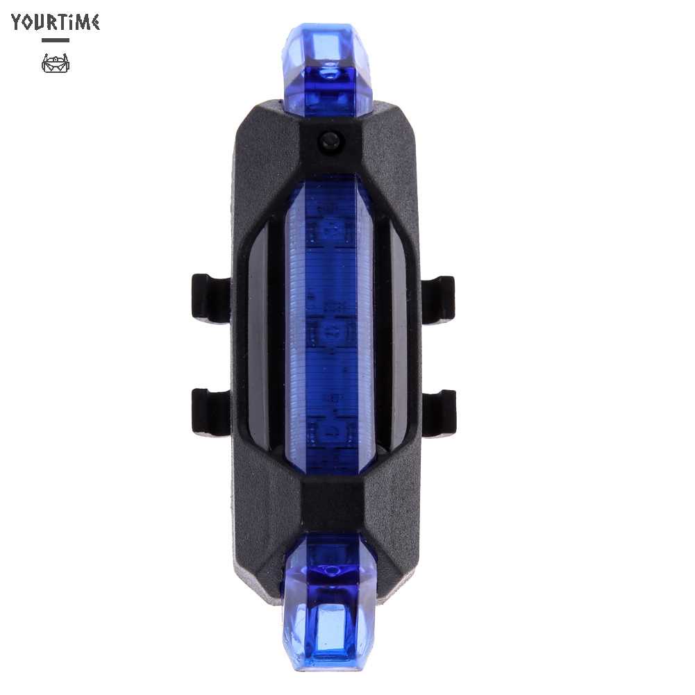 Đèn LED Cảnh Báo Gắn Đuôi Xe Đạp Chống Nước Có Thể Sạc Lại Bằng Cổng