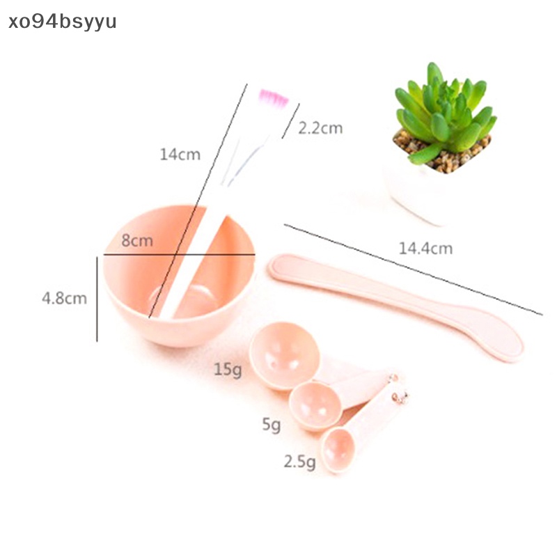 Set 4 Dụng Cụ Đắp Mặt Nạ DIY xo94bsyyu Tiện Dụng