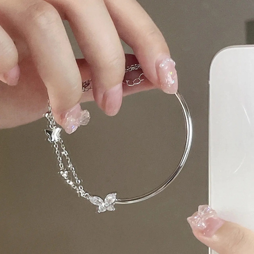 Vòng Tay Ghép Nối Hình Bướm Độc Đáo Cho Nữ