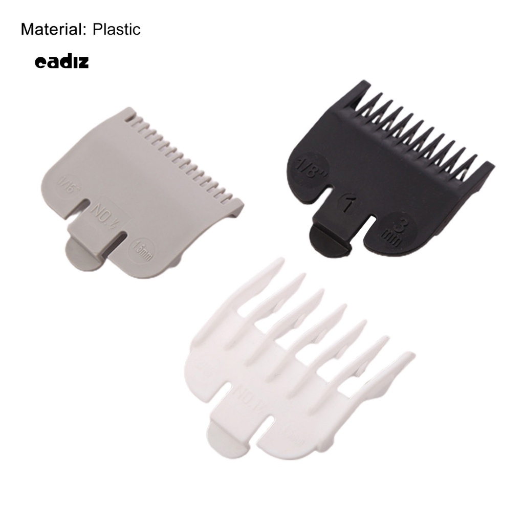 Hộp 3 Lược Chải Tóc Tạo Kiểu Bằng Nhựa Gọn Nhẹ Chống Rơi Dễ Dàng Cài Đặt Cho Nam Giới