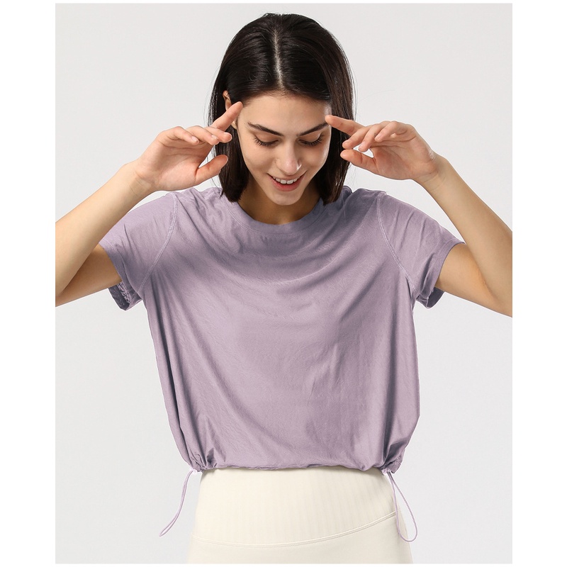 Áo Thun Thể Thao Cổ Tròn Dáng Rộng Tùy Chỉnh Nhanh Khô Tiện Dụng