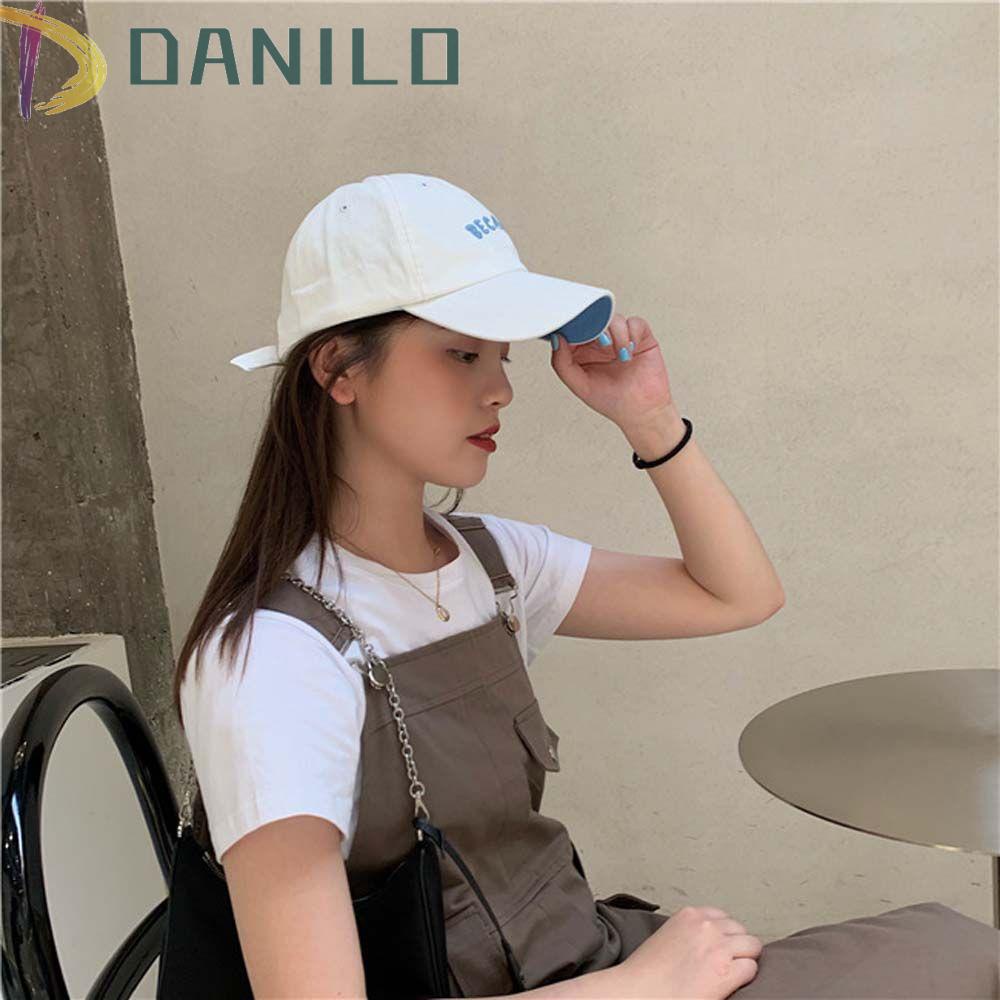 Mũ Lưỡi Trai DANILO Chất Liệu Cotton Thêu Họa Tiết Phong Cách Hip Hop Thời Trang Cho Nam Và Nữ