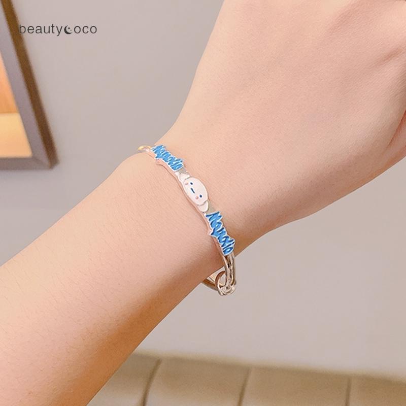 Beautycoco🍊 Vòng Đeo Tay Hoạ Tiết Hoạt Hình Sanrio Melody Cinnamoroll Kuromi