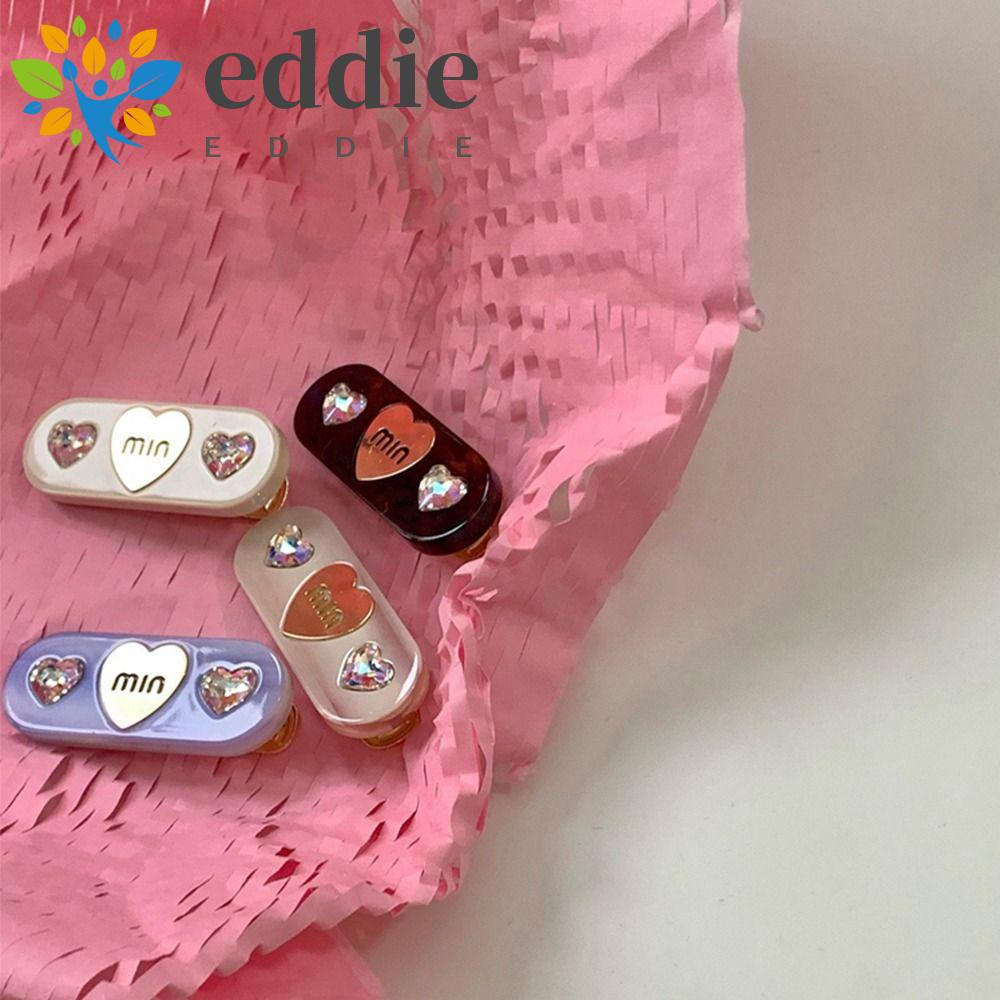 Kẹp Tóc Hình Chữ 26Eddie Dễ Thương Cho Bé Gái|Kẹp Tóc Đính Đá Thời Trang Cho Nữ