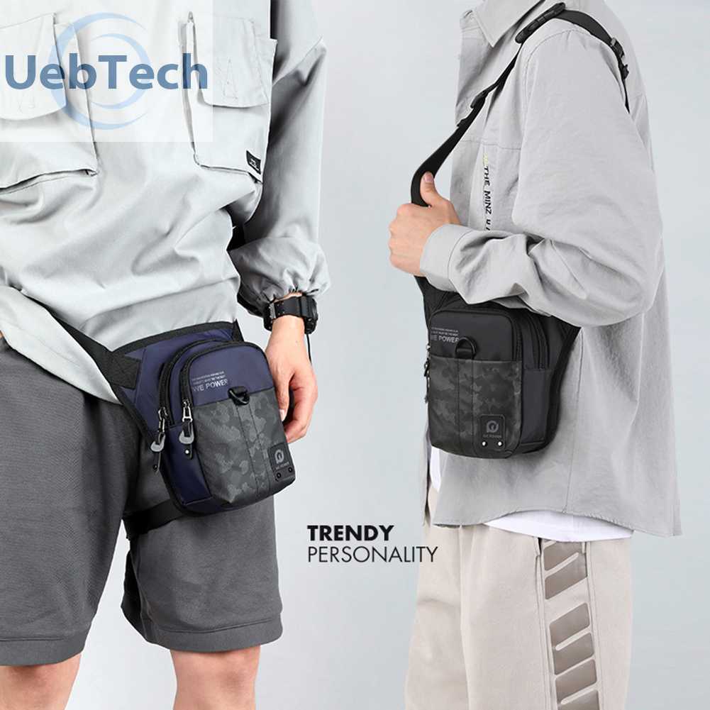 Túi Đeo Hông Bằng Nylon Có Khóa Kéo Tùy Chỉnh Tiện Dụng