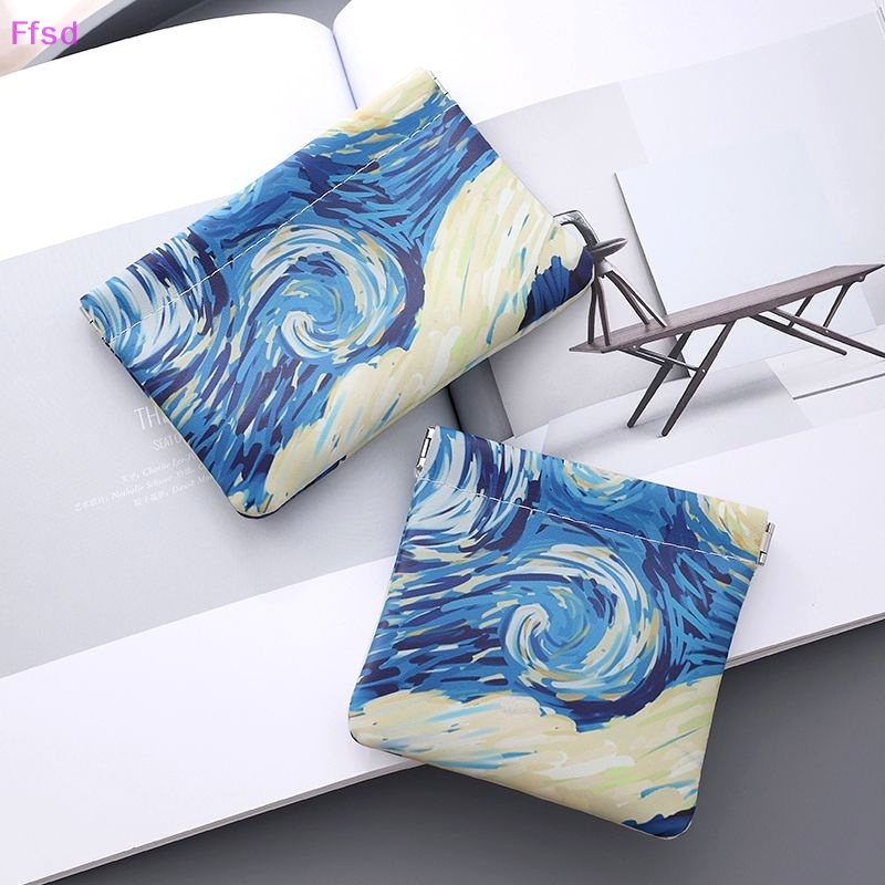 {Ffsd} Túi Đựng Tai Nghe Dây Cáp USB Chủ Đề Bầu Trời Đầy Sao Tự Đóng Lại * Bán Chạy