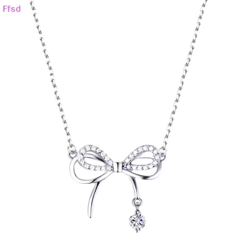 {Ffsd} Vòng Cổ Mặt Thắt Nơ Thanh Lịch Thời Trang Hàn Quốc Dành Cho Nữ