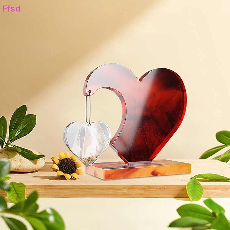 {Ffsd} Khuôn Silicone Làm Khung Ảnh Với Đế Bán Vĩnh Viễn Hình Trái Tim Ghép Nối Thủ Công Phù Hợp * Bán Chạy
