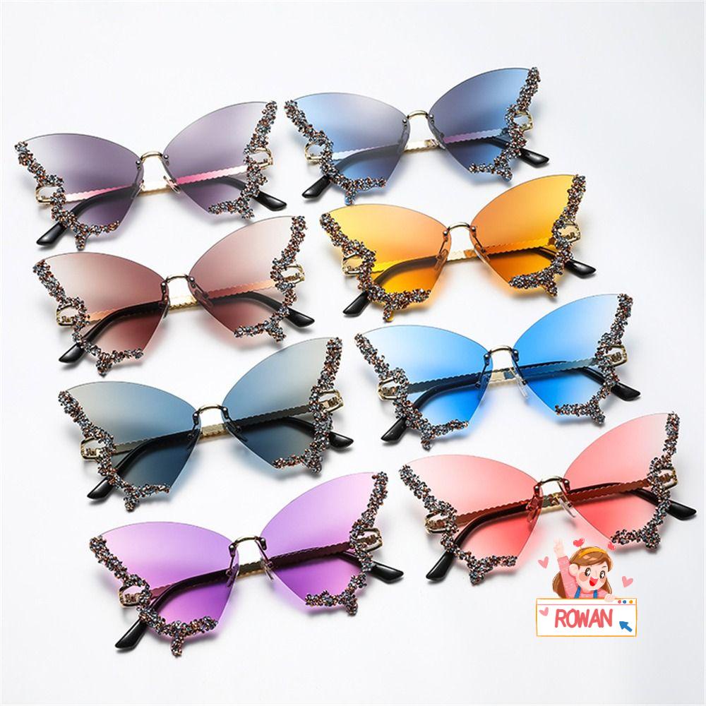 Kính Mát Hình Bướm Sang Trọng Y2K