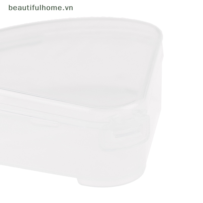 Túi Đựng Mút Trang Điểm Trong Suốt Hình Tam Giác Tiện Dụng