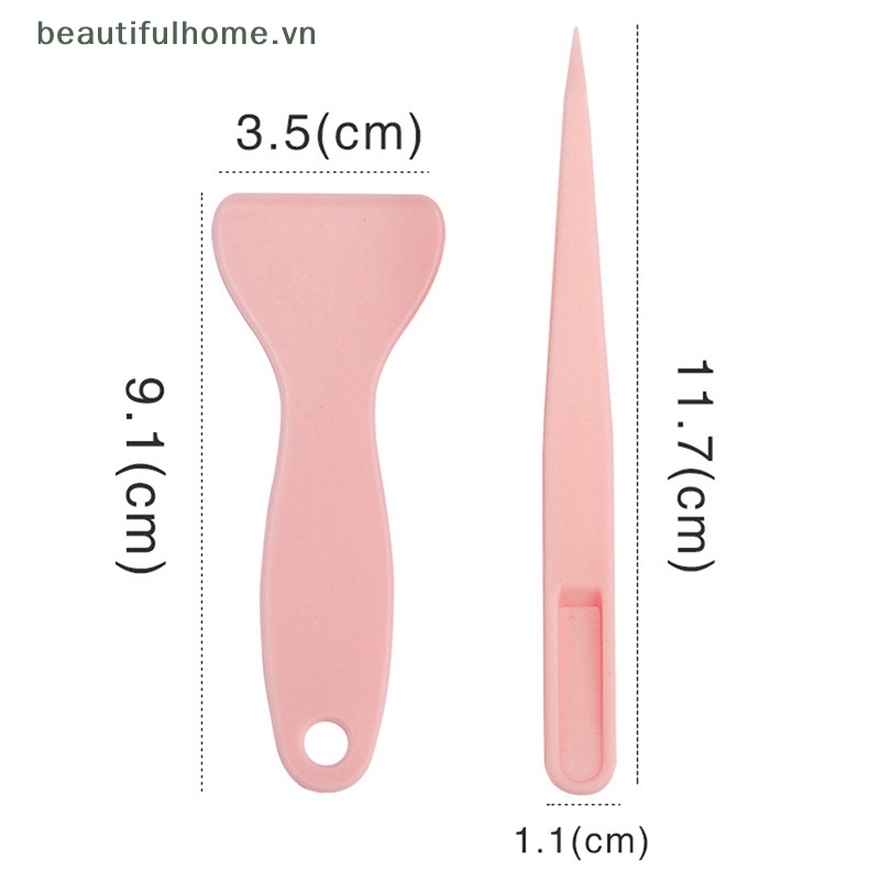 1 Bộ Nhíp Bằng Nhựa Dễ Thương Dùng Trang Trí Sổ Tay DIY