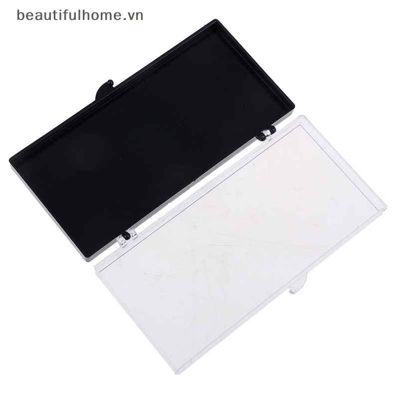 Hộp Đựng Lông Mi Giả Màu Đen Có Nắp Đậy Tiện Dụng