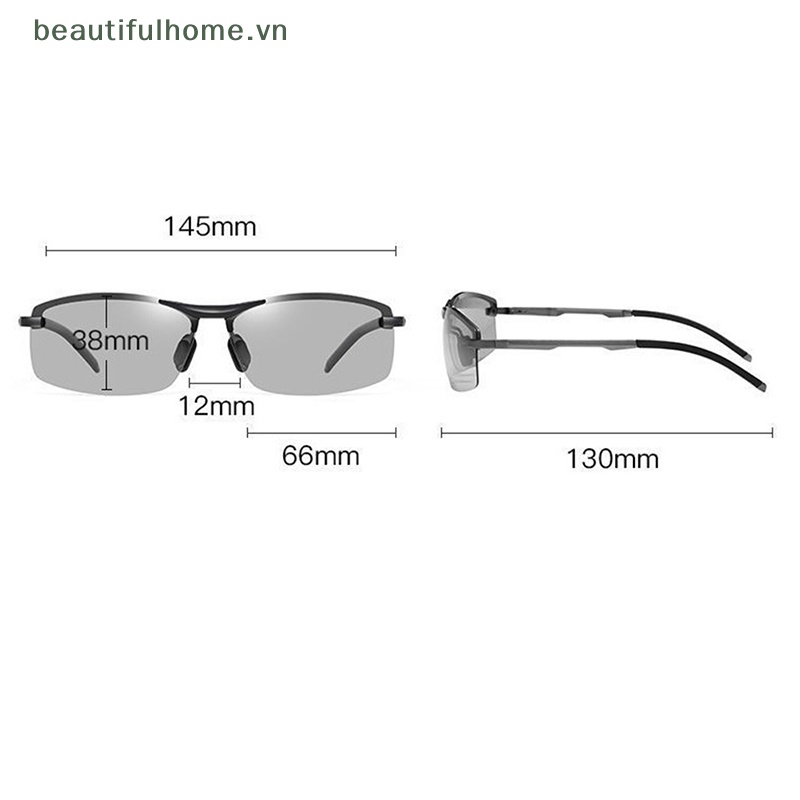Kính Mát Phân Cực Chống Tia UV 400 Phân Cực Hỗ Trợ Tầm Nhìn Ban Đêm Cho Nam
