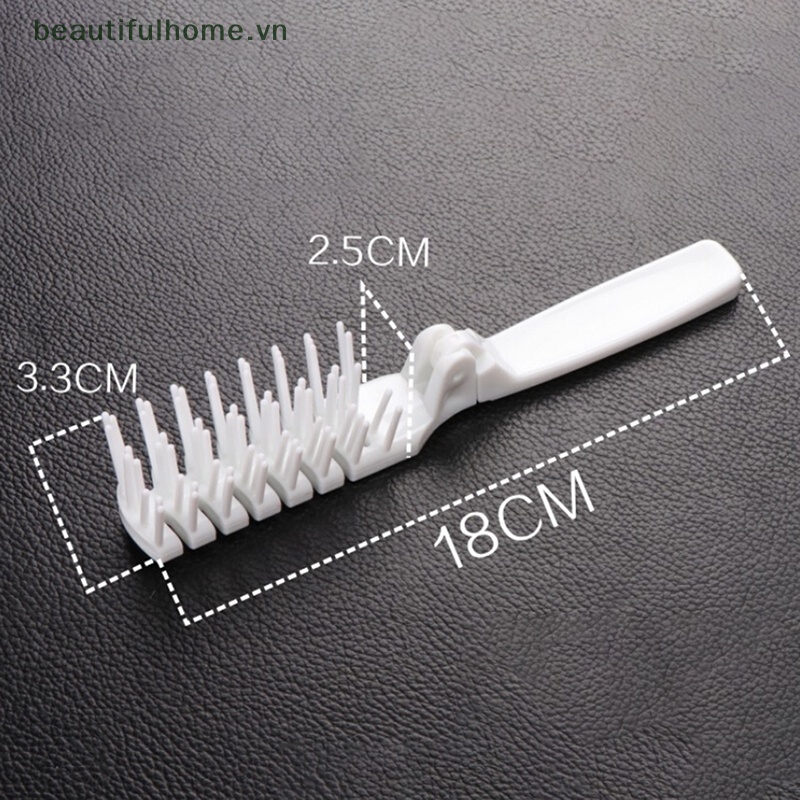 Lược Chải Tóc mini Bằng Nhựa Có Thể Gấp Gọn Tiện Dụng Khi Đi Du Lịch