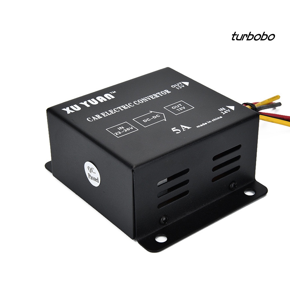 Bộ Chuyển Đổi Nguồn Điện 5A 24V Sang 12V Cho Xe Hơi