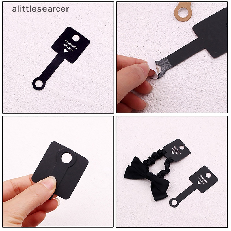 Set 10 Tấm Giấy Cứng Tự Dính 4x10cm Chuyên Dụng Cho Trưng Bày Trang Sức