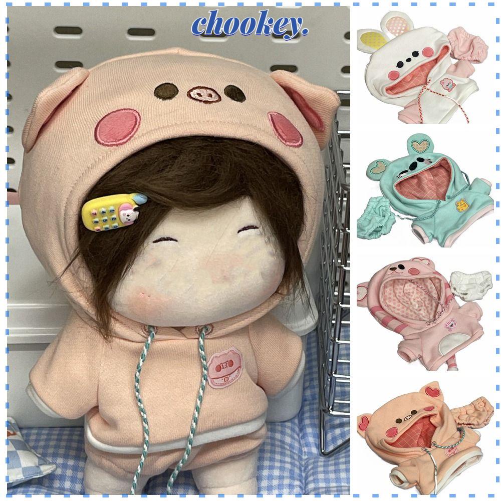 CHOOKEY Quần Áo Cho Búp Bê Hoạt Hình 20CM