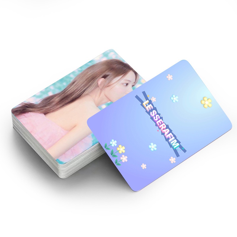LE SSERAFIM Photocard Lomo Card Double-sided Color Printing 30pcs/box