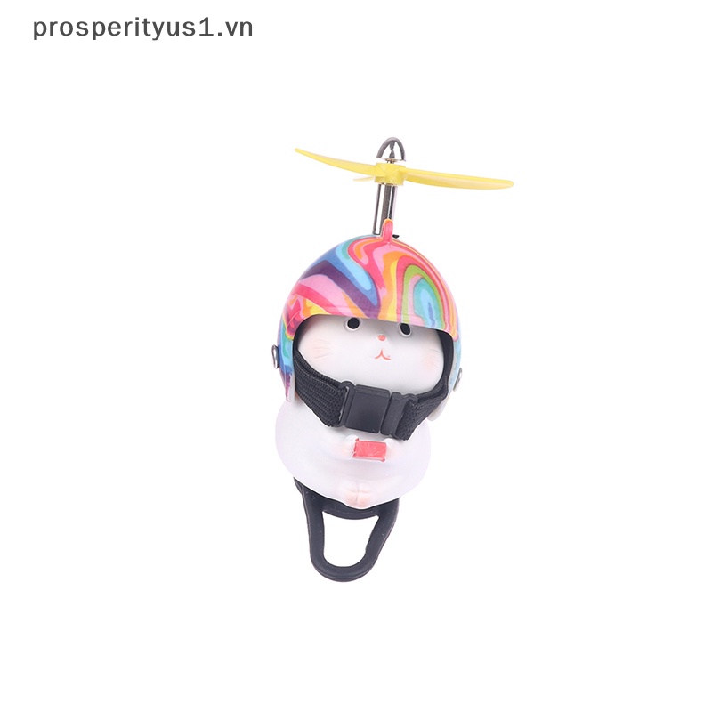 [prosperityus1] Chuông Trang Trí Tay Lái Xe Đạp / Xe Máy Hình Mèo