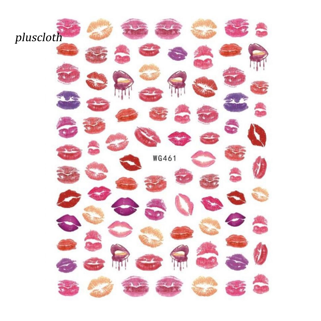 Miếng Dán Trang Trí Móng Tay Nhiều Màu Sắc Lãng Mạn Tự Dính Có Thể Tháo Rời DIY