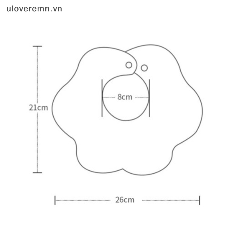 Yếm Ăn Cotton Sáu Lớp Xoay 360 Độ Xinh Xắn Tiện Dụng Cho Bé