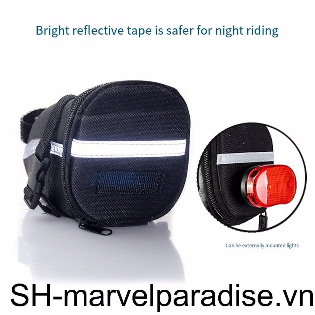 Túi Đựng Đồ Gắn Yên Sau Xe Đạp Có Sọc Phản Quang 1 2L