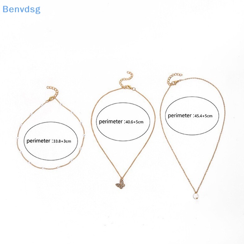 Benvdsg > Vòng Cổ Choker Nhiều Lớp Mặt Hình Bướm Và Ngọc Trai Thanh Lịch Phụ Kiện Trang Sức Cho Nữ well
