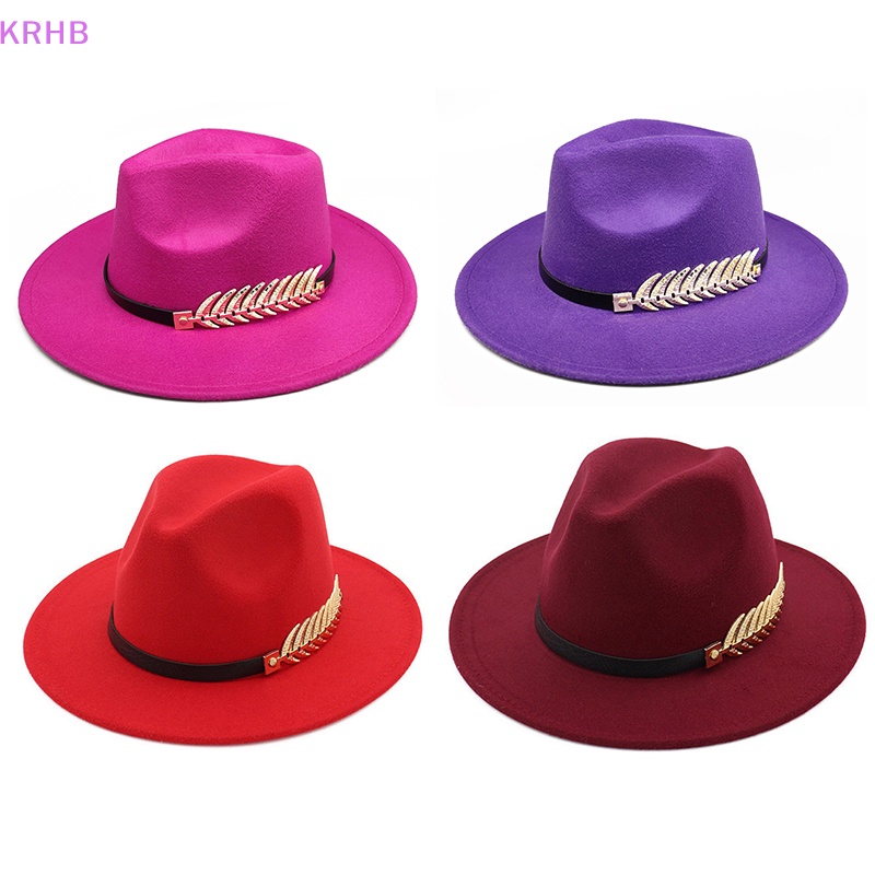 Mũ Fedora Vải Len Thời Trang Dành Cho Nữ Mới