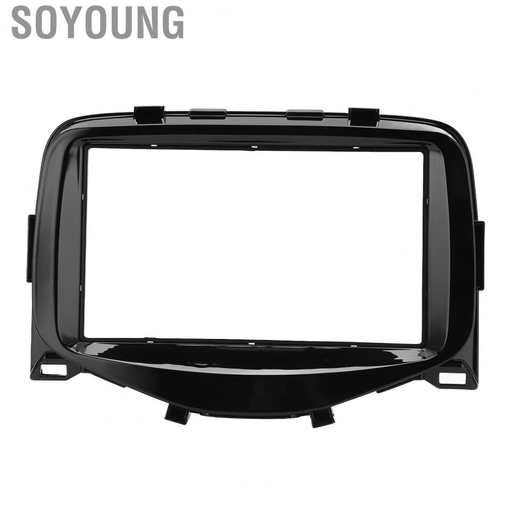 Soyoung Car Stereo  Fascia 2Din Car Console Panel Frame Panel Frame For