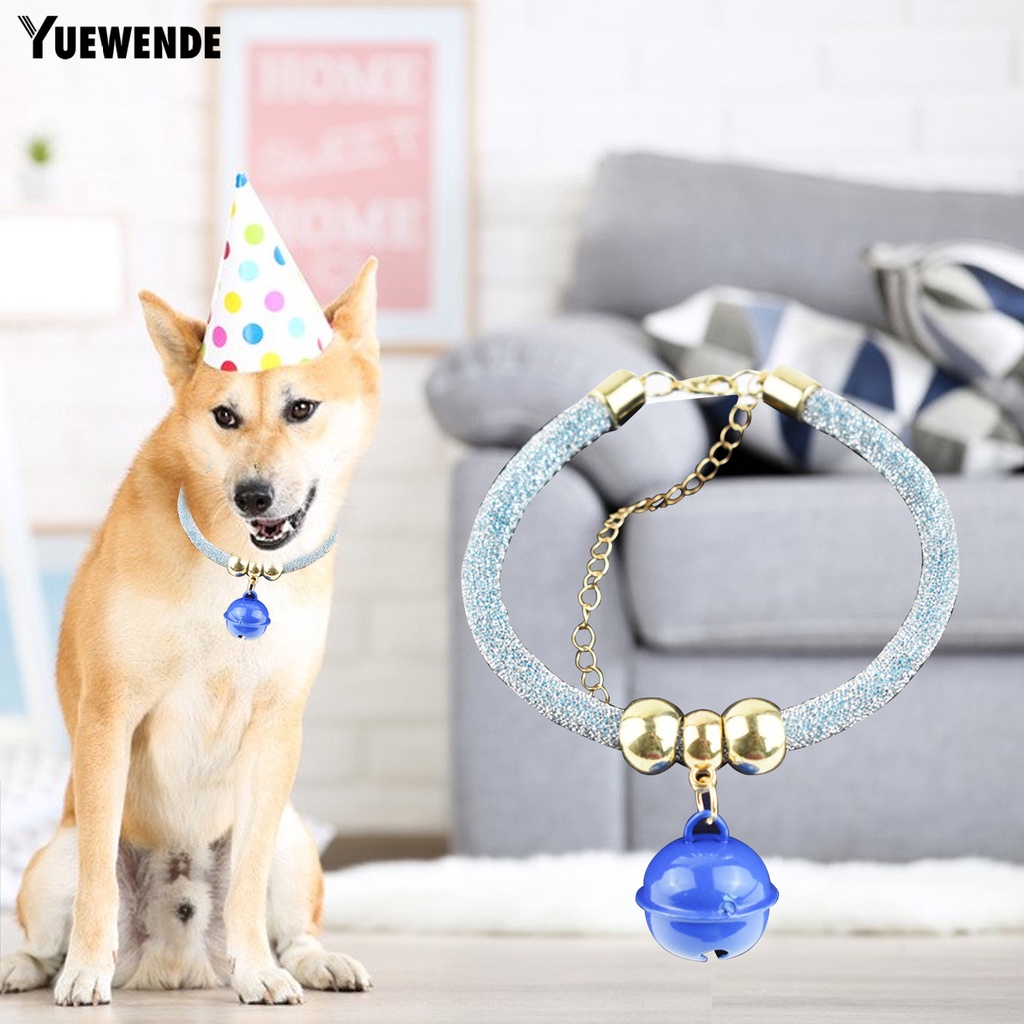 Vòng Cổ YQ.E Có Thể Điều Chỉnh Kèm Chuông Trang Trí Cho Thú Cưng