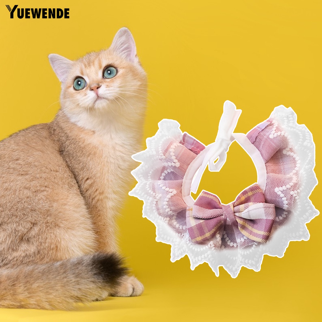 Yq.e Yếm Vải Cotton Trang Trí Nơ Thân Thiện Với Da Chống Mài Mòn Dễ Giặt Trang Trí Dành Cho Thú Cưng